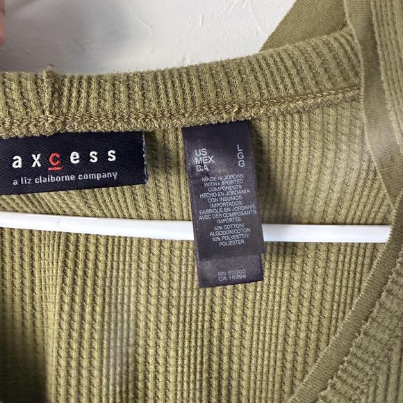 Axcess Y2k Hoodie Pullover Womens Large Ribbed Long Sleeve Casual Top Grunge - Picture 4 of 7